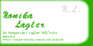 monika lagler business card